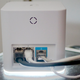There’s a 4-port ethernet switch on the back, as well as a USB 3.0 port. The device is also powered via Micro-USB.